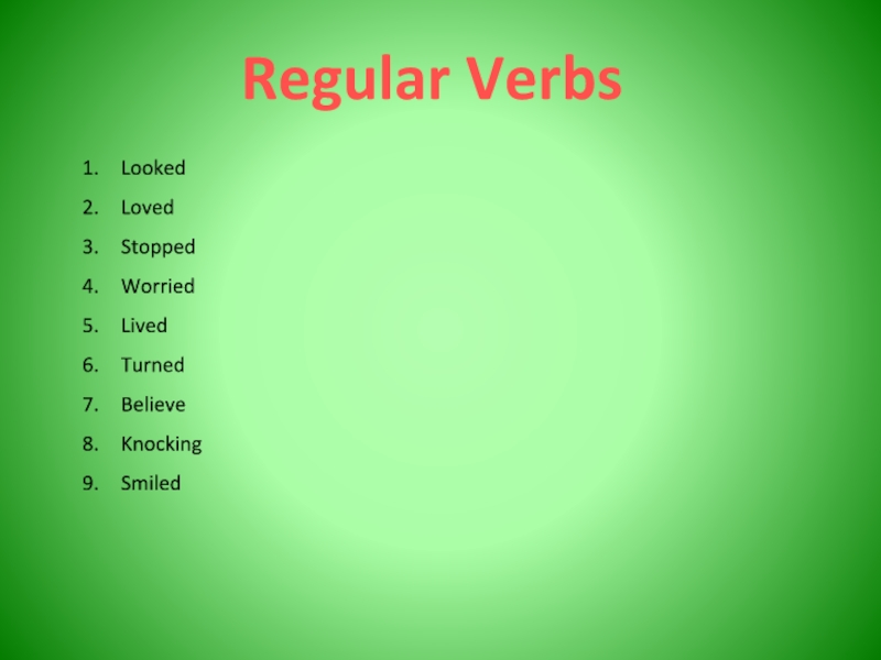 Verbs of looking