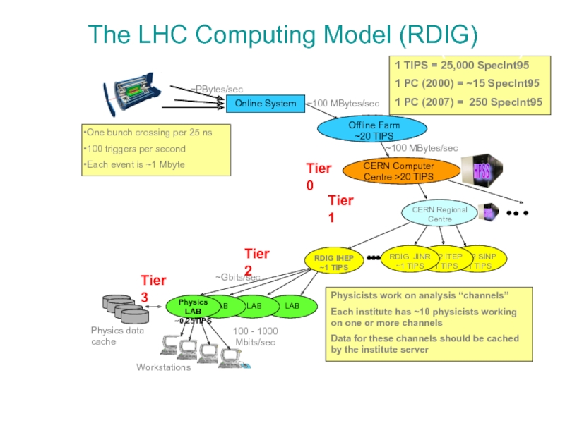 The LHC Computing Model  Tier2 SINP ~1 TIPS  Online System