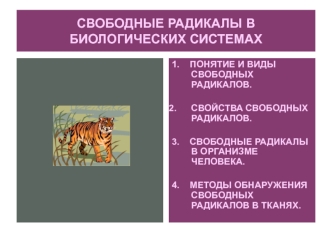 Свободные радикалы в биологических системах