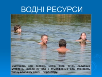 Водні ресурси