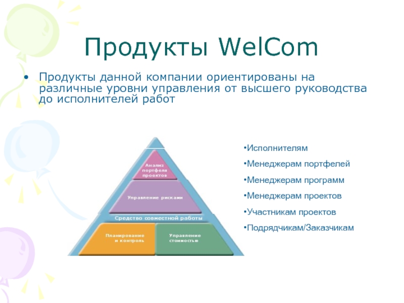 Дай компания. Различные уровни. Портфель проектов менеджера. Шесть уровней управления. Уровни управления программой.