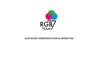 Blockhain communication & marketing