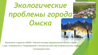 Экологические проблемы города Омска