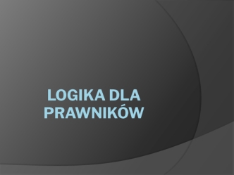 Logika dla prawników