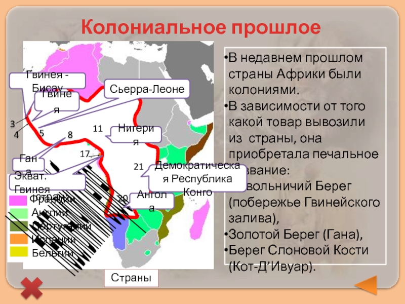 Сравнение западной и центральной африки