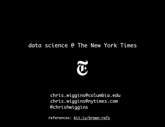 Data Science at the New York Times