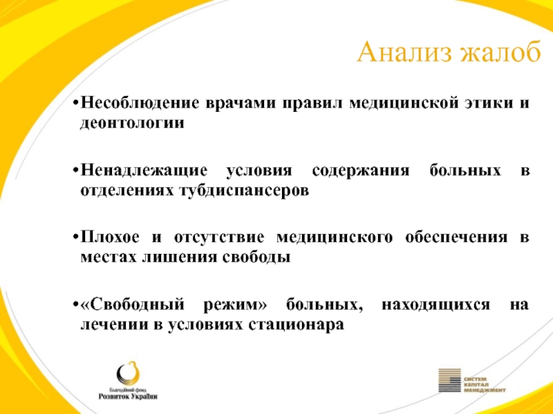 Исследование жалоб. Жалоба о несоблюдении этики и деонтологии. Анализ жалоб. Анализирование жалобы.