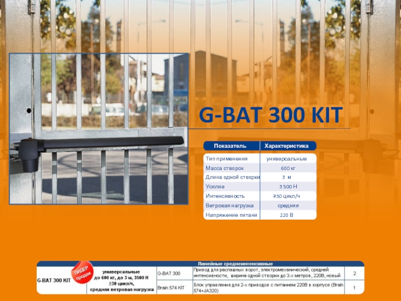 G-BAT 300 KIT