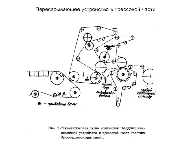 Схема прессовой части бдм