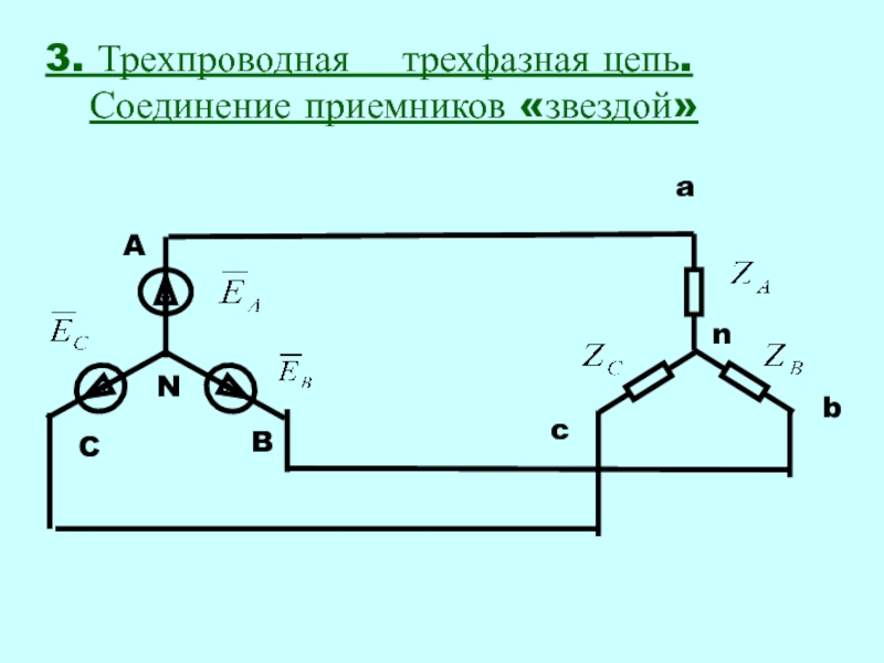 Трехфазные цепи презентация