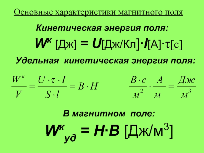 Проект энергия магнитного поля