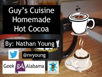 Guy's Cuisine Homemade Hot Cocoa