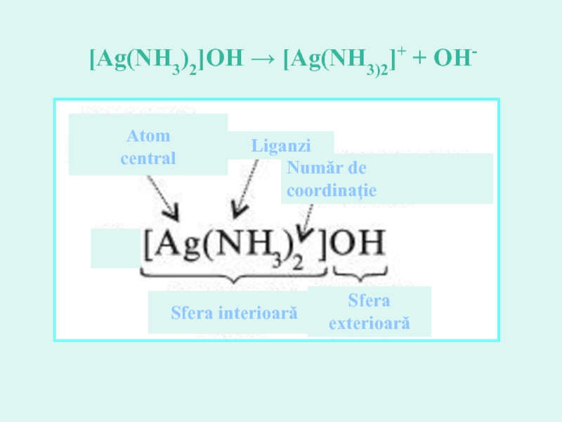 Ag nh3. Liganzi bidentaţi.