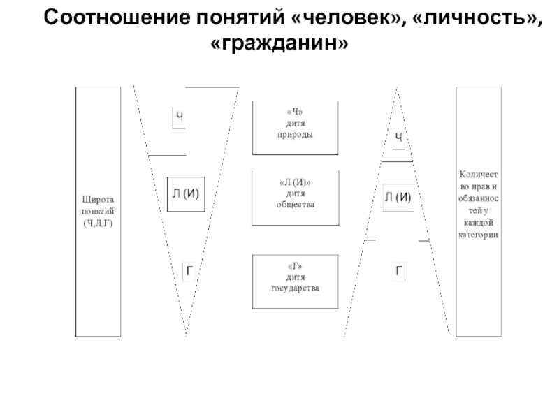 Структура понятий человек