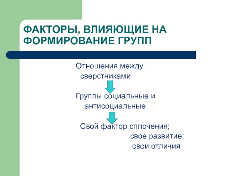 Развитие группы. Факторы влияющие на формирование групп. Формирование социальных групп. Факторы влияющие на создание коллектива. Факторы формирования группы.