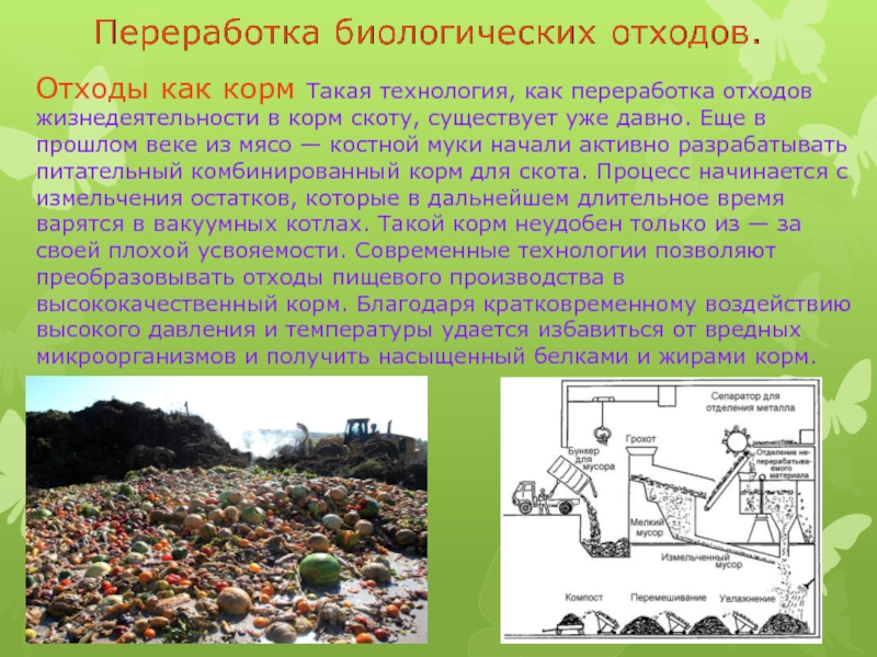 Организация сбора обезвреживание. Биологический метод переработки отходов. Способы утилизации и переработки отходов. Отходы производства переработка.