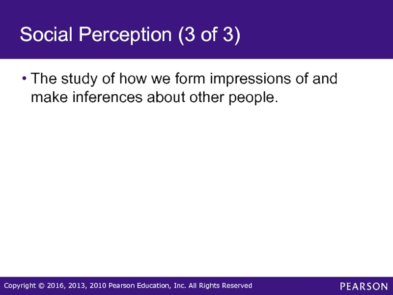 Реферат: Perception A Psychology Paper Essay Research Paper