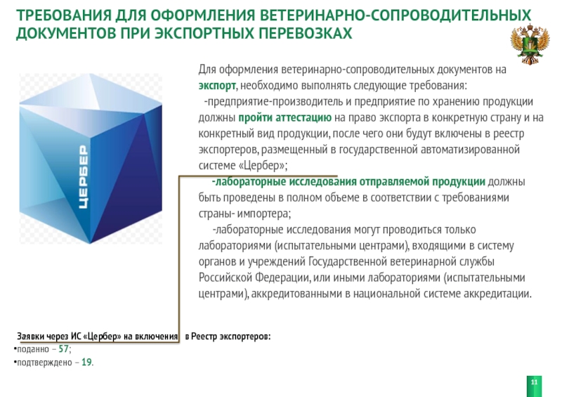 Реестр экспортеров цербер. Цербер Россельхознадзор. Система Цербер Россельхознадзора. ФГИС Цербер Россельхознадзор.