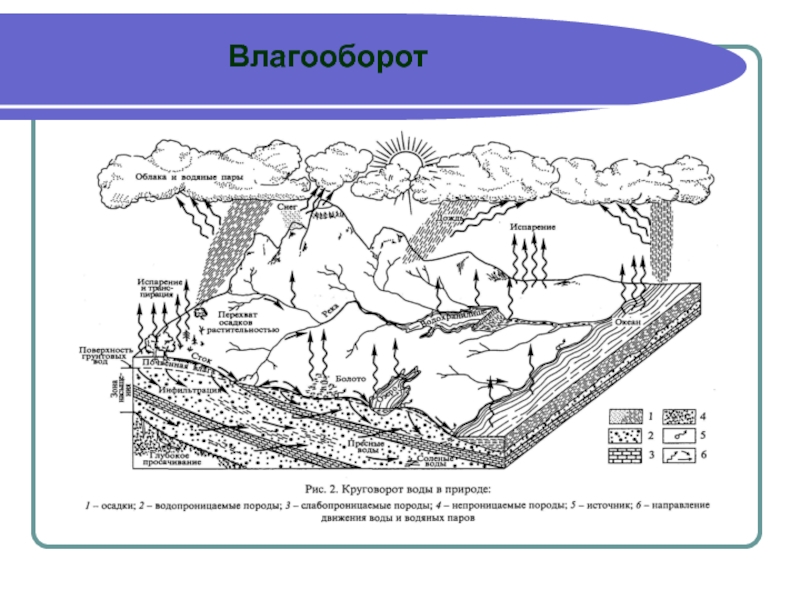 Словесное описание ландшафта. Влагооборот в ландшафте. Круговорот воды в ландшафте. Влагооборот в природе. Схема внутриматерикового влагооборота.