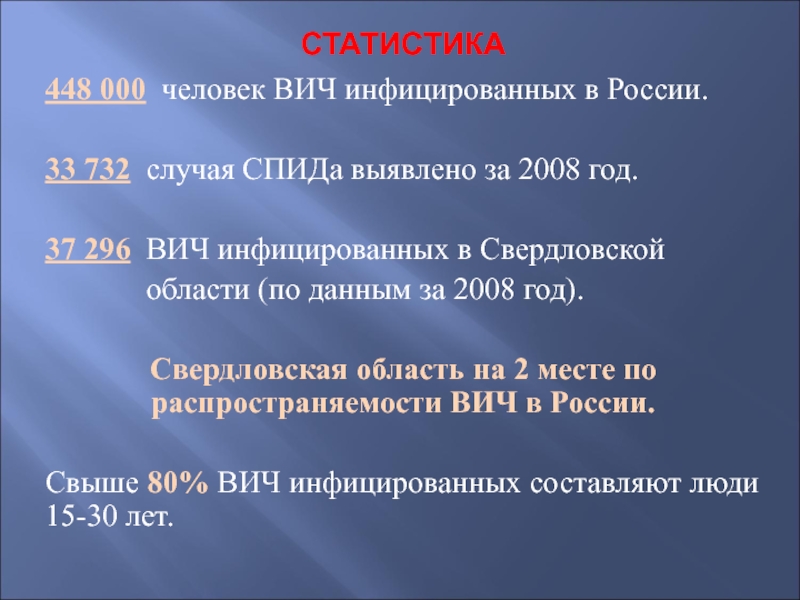 Вич инфицированный человек является источником. СПИД Свердловская область. ВИЧ И наркомания статистика. Признаки статистики по СПИД.