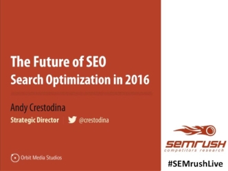 The Future of SEO Search Optimization in 2016