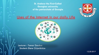 Uses of the internet in our daily life