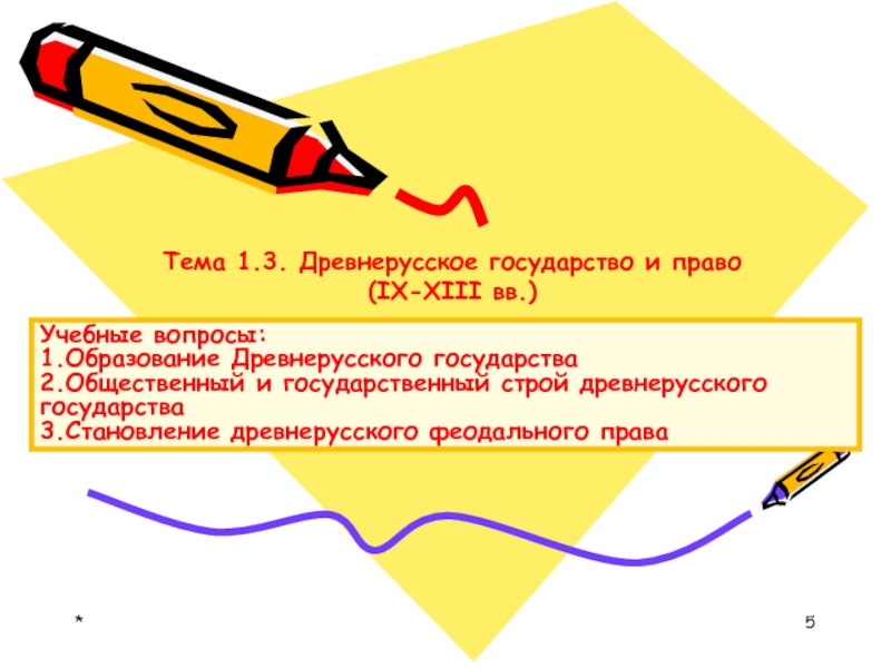 Контрольная работа по теме Возникновение Древнерусского государства