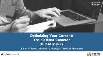 Optimizing Your Content: Top 10 SEO Mistakes