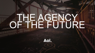THE AGENCY OF THE FUTURE