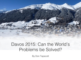 Introduction to Davos 2015