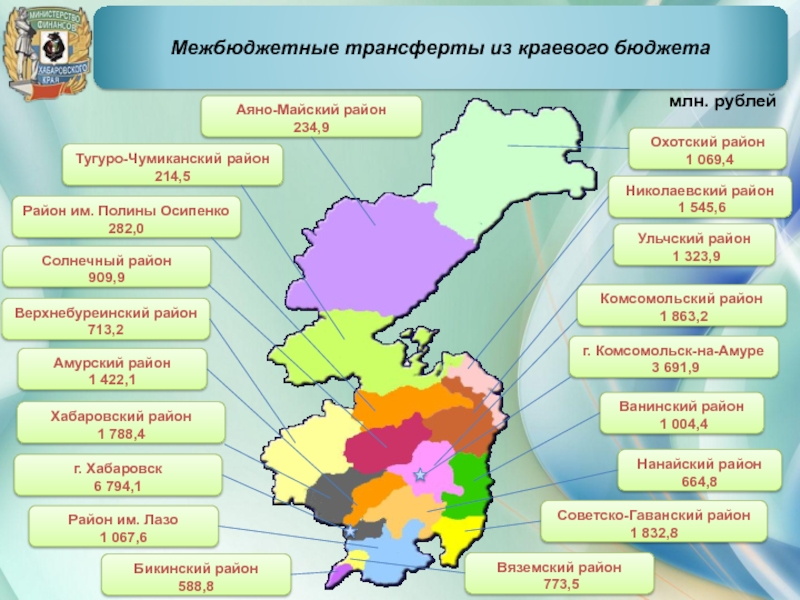 Карта верхнебуреинского района хабаровского края с населенными пунктами