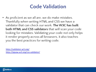 Code validation