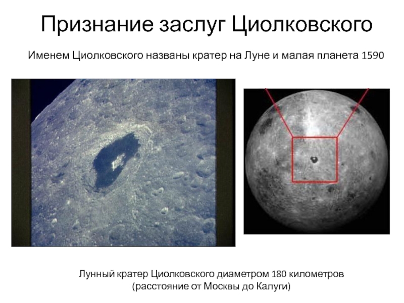 Реферат: Признание заслуг К.Э. Циолковского