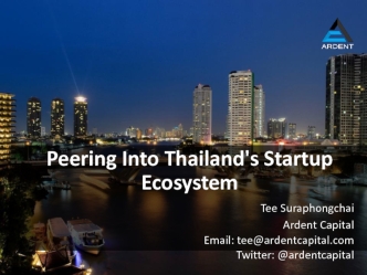 Peering Into Thailand's Startup Ecosystem