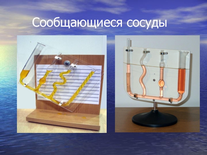 Физика 7 класс перышкин сообщающиеся сосуды презентация