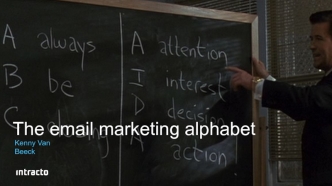 The email marketing alphabet