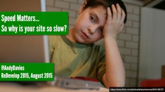 Speed Matters. So Why Is Your Site So Slow?