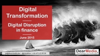 Digital Disruption in Finance