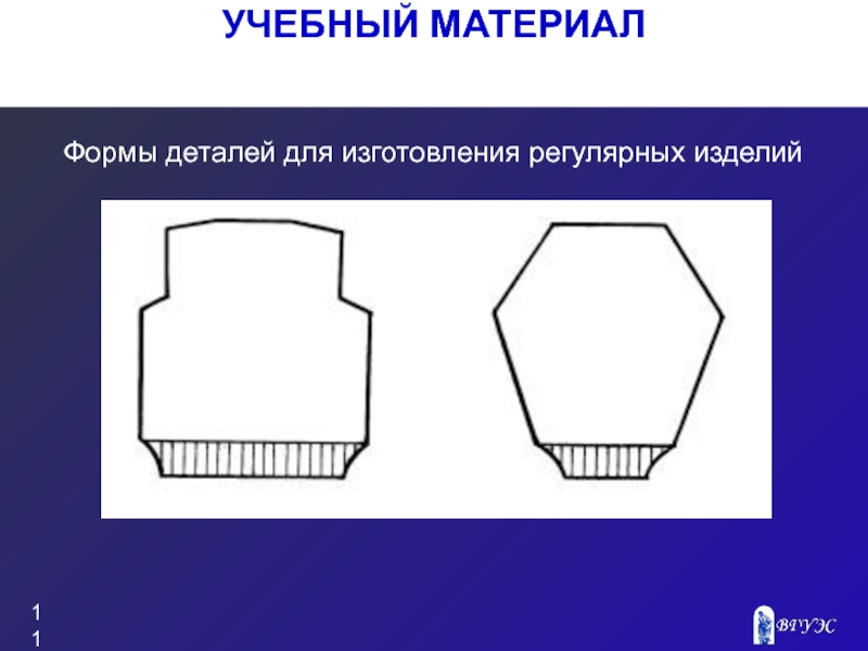 Образец повторяющий форму детали