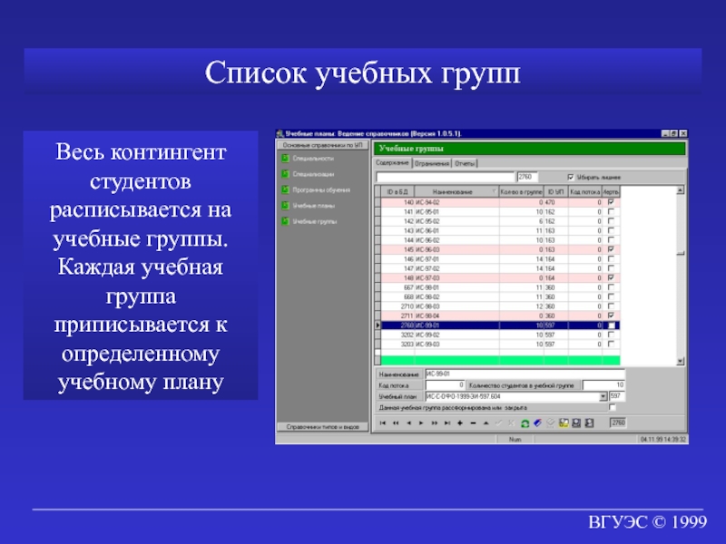 Список учебных. Список учебных групп. Учебная группа примеры. База данных контингент студентов. Название учебной группы.