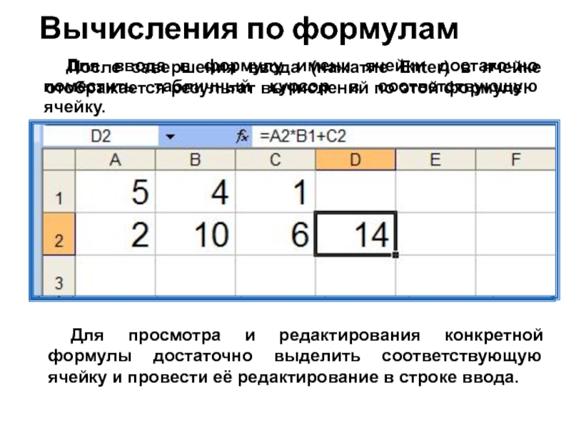 В формуле электронной таблицы не может находиться