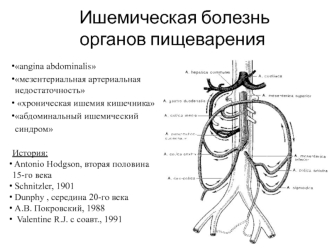 Ишемическая болезнь органов пищеварения