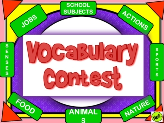 Vocabulary Contest