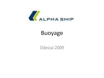 Buoyage Odessa