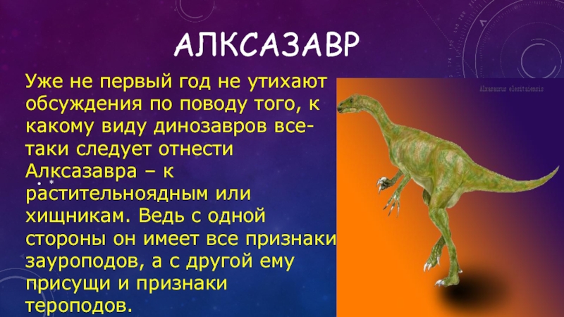 Реферат: Динозавры 3