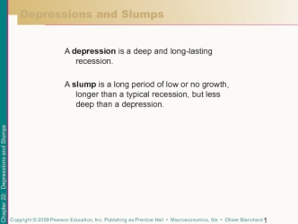 Depressions and Slumps