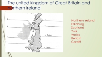 The united kingdom of Great Britain and northern Ireland