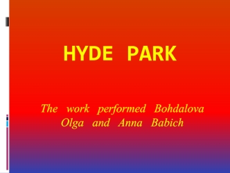 Hyde Park