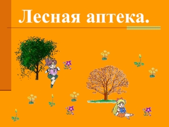 Лесная аптека.