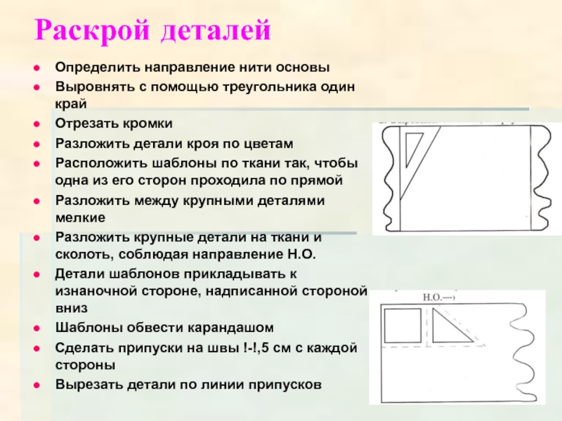 Направление нити